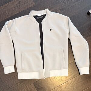 Under Armour Light Gray Bomber Jacket